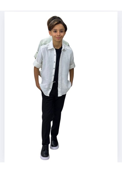 Erkek Çocuk Keten Gömlek fiyatları