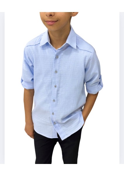Erkek Çocuk Keten Gömlek indirimleri