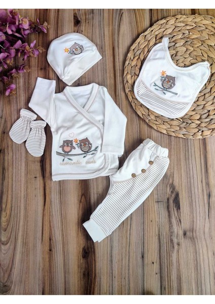 Romantik Baykuş Kız Bebek 5'li Hastane Çıkışı