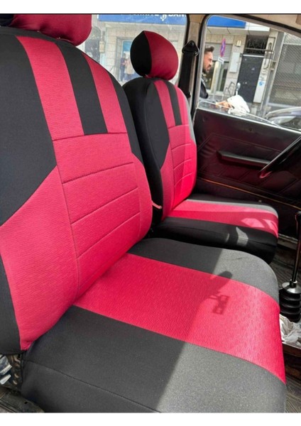 Oto Koltuk Kılıfı Tam Set Üniversal Kırmızı Renk 8 Parça fırsatları