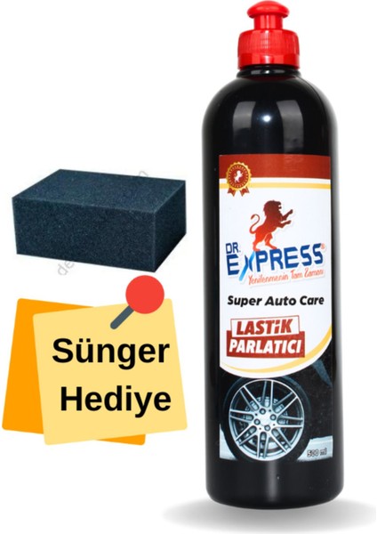 Lastik Parlatıcı Jel 500 ml Kolay Kullanım Uzun Süre Temiz Görünüm Pratik Uygulama