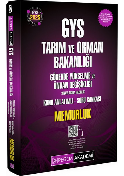 2025 Gys Tarım Ve Orman Bakanlığı Görevde Yükselme Sınavlarına Hazırlık