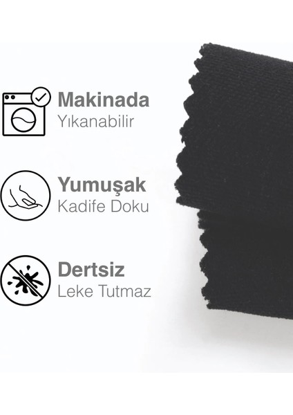 Kadife Dokulu Runner ( 40 cm x 140 cm ) fırsatları