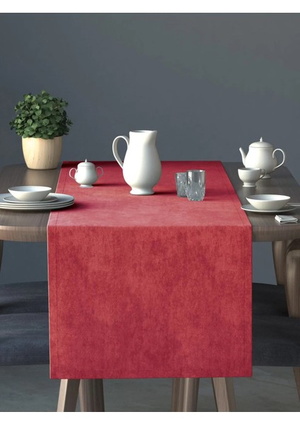 Kadife Dokulu Runner ( 40 cm x 140 cm ) fiyatları