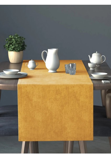 Kadife Dokulu Runner ( 40 cm x 140 cm )