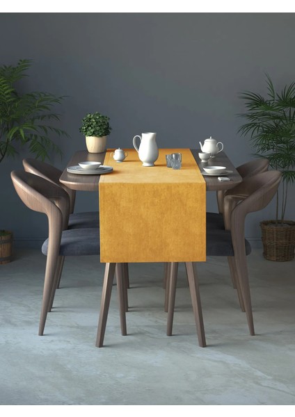 Kadife Dokulu Runner ( 40 cm x 140 cm ) fiyatları