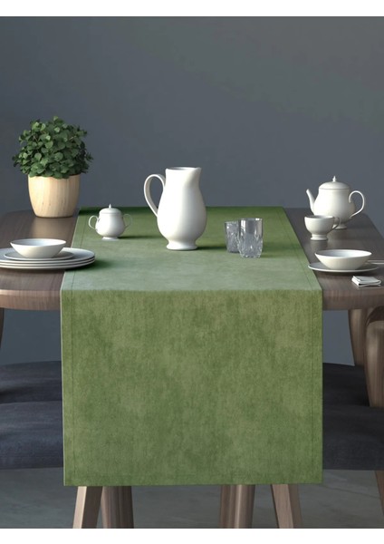 Kadife Dokulu Runner ( 40 cm x 140 cm )