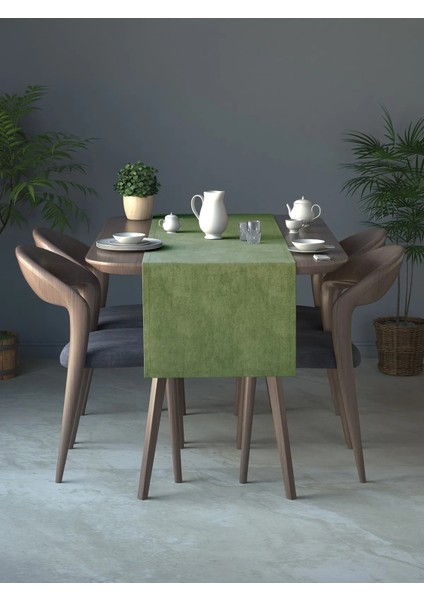 Kadife Dokulu Runner ( 40 cm x 140 cm ) fiyatları