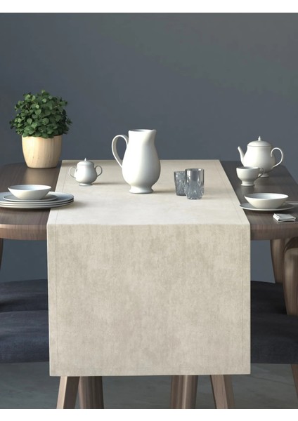 Kadife Dokulu Runner ( 40 cm x 140 cm )