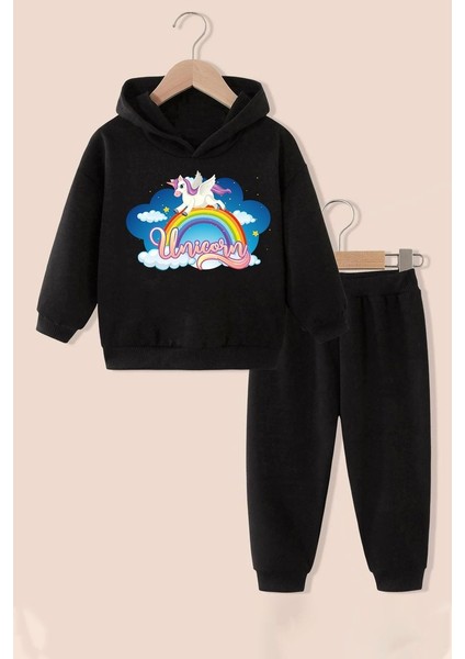 Uygun Tarz Çocuk Unicorn Eşofman Takımı