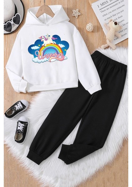 Uygun Tarz Çocuk Unicorn Eşofman Takımı