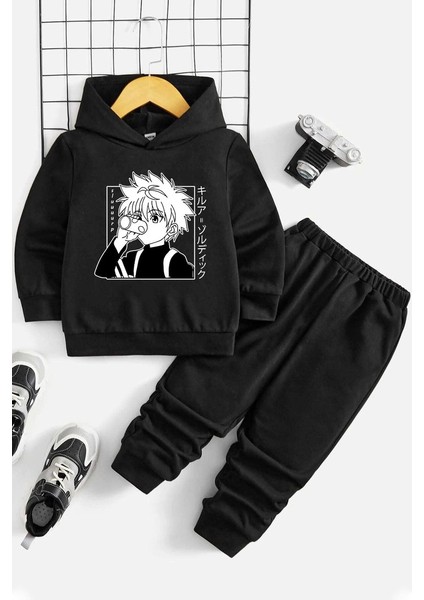 Uygun Tarz Çocuk Killua Zoldyck Eşofman Takımı