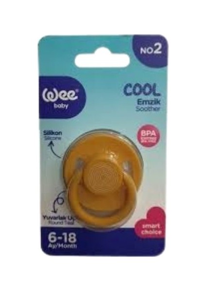 Oval Gövdeli Yuvarlak Uçlu Silikon Emzik No 2 6-18 Ay Kod 364 modelleri