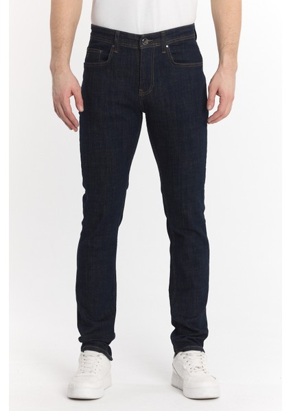 Erkek Indigo Slimfit Kot Pantolon