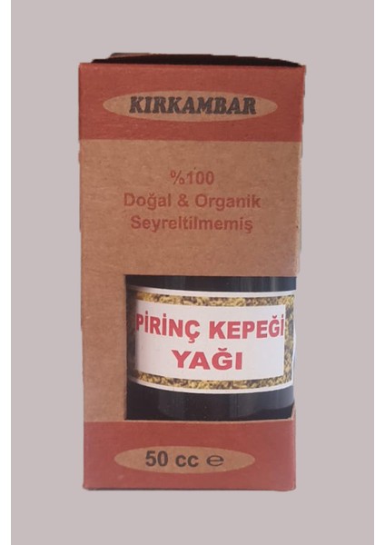 Pirinç Kepeği Yağı 50 cc