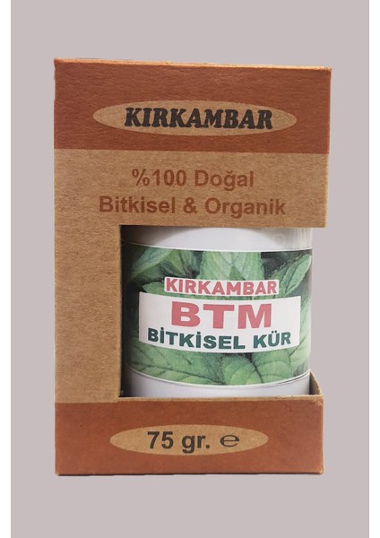 Bağırsak Tembeliği Bitkisel Kür ( Btm )