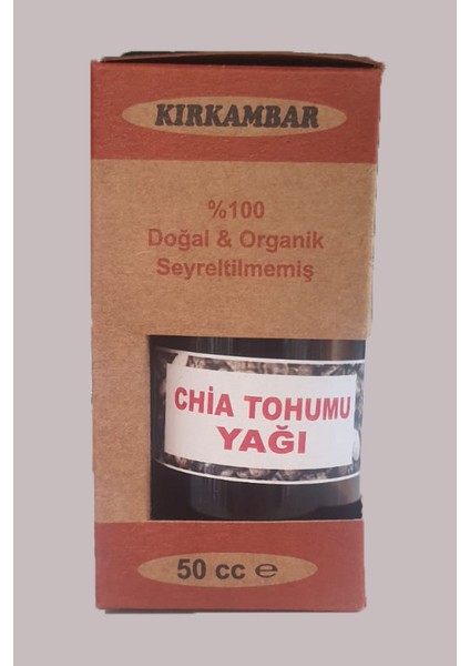 Chia Tohumu Yağı