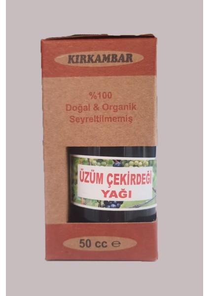 Üzüm Çekirdeği Yağı 50 cc