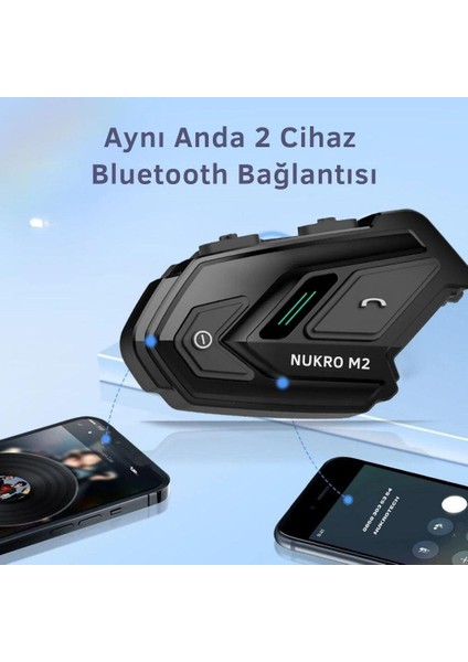 Nukro M2 Bluetooth Intercom Seti modelleri