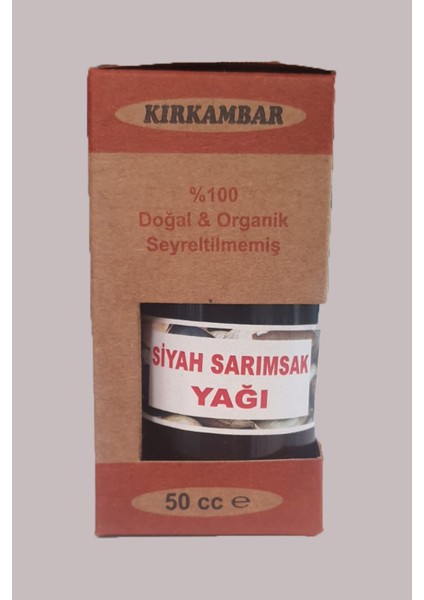 Siyah Sarımsak Yağı 50 cc