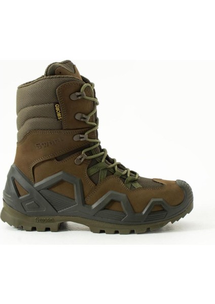 SS602 Su Geçirmez Fermuarlı/bağcıklı Tactical/outdoor Unisex Kışlık Askeri Uzun Haki Çöl Botu fırsatları