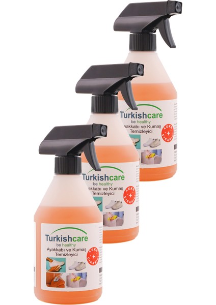 Ayakkabı ve Kumaş Temizleme Spreyi 3x500ml 3'lü Set
