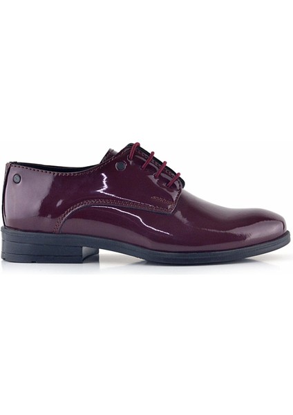 Bordo Rugan Bağcıklı Metal Detaylı Oxford Çocuk Klasik Ayakkabısı fiyatları