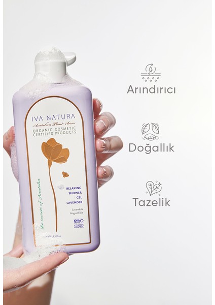 Lavanta Özlü Duş Jelİ Organik sertifikalı