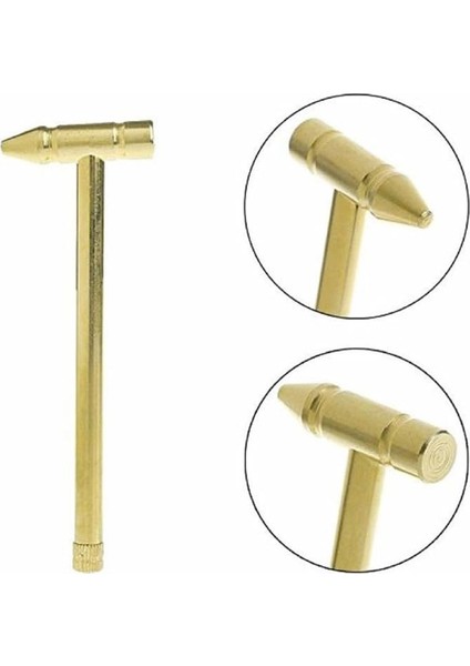 16 cm Mini Çekiç 5 I 1 Arada Cep Çekiç 4'lü Tornavida Ucu Tamir Seti Takı Saat Elektronik Tamiri