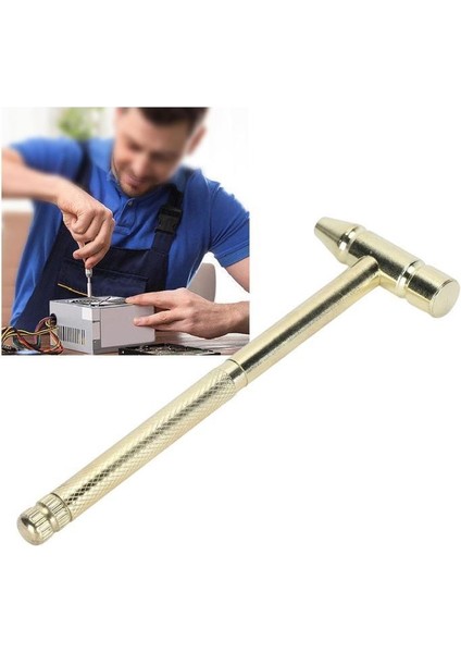 16 cm Mini Çekiç 5 I 1 Arada Cep Çekiç 4'lü Tornavida Ucu Tamir Seti Takı Saat Elektronik Tamiri