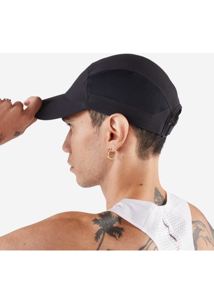 Kiprun Yetişkin Koşu Şapkası - Siyah - Kiprun V2 fiyatları