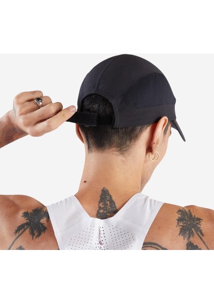 Kiprun Yetişkin Koşu Şapkası - Siyah - Kiprun V2 modelleri