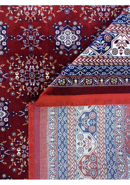 Kaşmiran , Osmalı Melodi Ipeksi Yün Tuşeli Triko Akrilik Saraylı Oturma Odası ve Salon Halısı