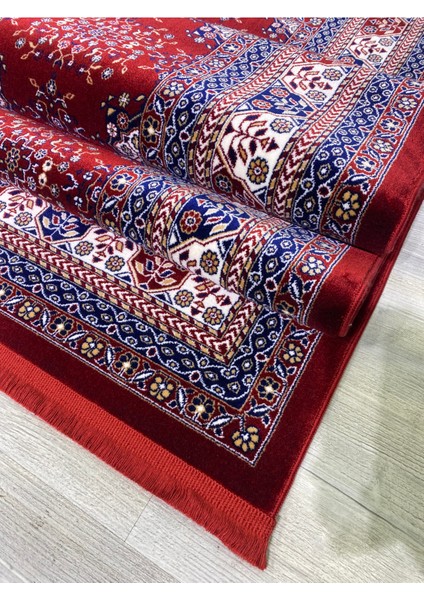 Kaşmiran , Osmalı Melodi Ipeksi Yün Tuşeli Triko Akrilik Saraylı Oturma Odası ve Salon Halısı
