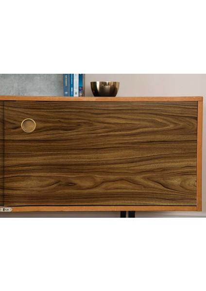 176-0037 Kendinden Yapışkanlı Ahşap Görünümlü Folyo ( 45 cm x 1 mt )
