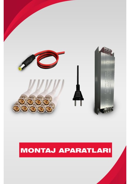 2 Kameralı Bullet 2 Dış Kamera Set 250 GB HDD Full Hd Gece Görüşlü Güvenlik Kamerası Sistemi indirimleri