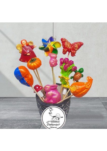 Karışık Saksı Dibi Süsleri & Teraryum Obje 7 Adet