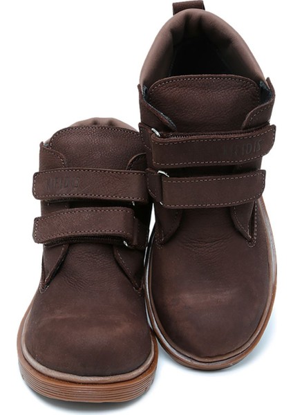 KIBO19 Kifidis-Kids Unisex Çocuk Bot 27-36 Kahverengi Nubuk Deri fiyatları