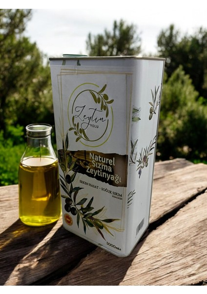 Edremit 0.3 Dizem Erken Hasat Sızma Zeytinyağı 5 lt