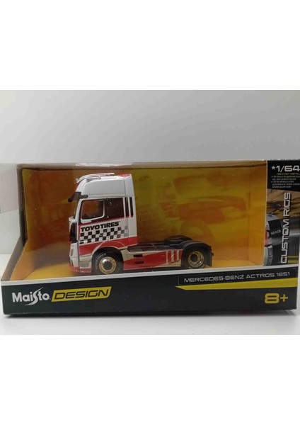Dianomi Maisto 1:64 Ölçek Mercedes-Benz Actros // Tır Kupası Küçük Boy modelleri