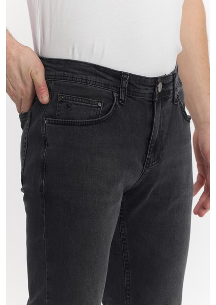 Açık Siyah Erkek Slimfit Kot Pantolounu modelleri