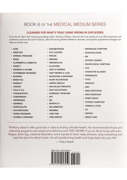 Medıcal Medıum Cleanse To Heal: Healing Plans For Sufferers Of Anxiety, Depression, Acne, Eczema, Lyme