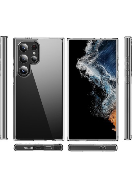 Samsung Galaxy S25 Ultra Kılıf Kamera Çıkıntılı Şarj Destekli Renkli Hassas Butonlu Kapak (Krom-Mg)
