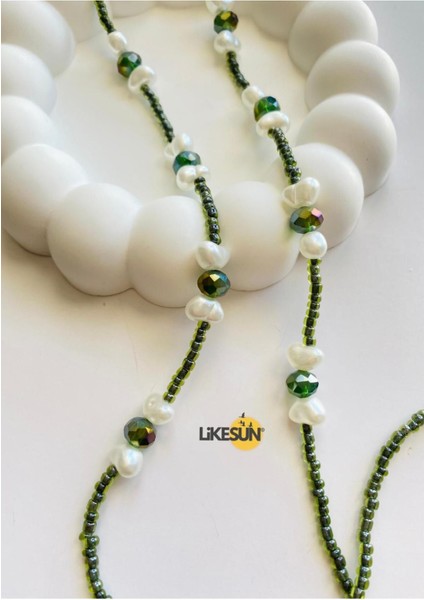 Zümrüt Kolekisyonu Gözlük Askısı Gözlük Ipi Antikayıp Gözlük Zinciri (Çift Dolama Kolye) fiyatları