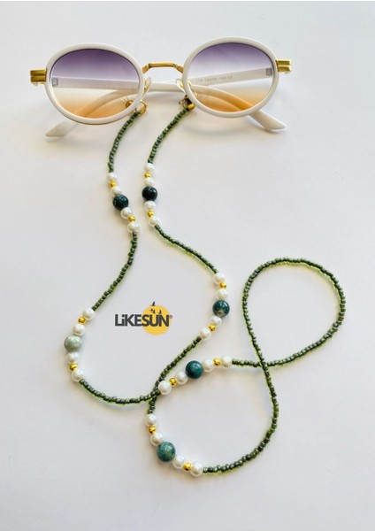 Zümrüt Kolekisyonu Gözlük Askısı Gözlük Ipi Antikayıp Gözlük Zinciri (Çift Dolama Kolye) fiyatları