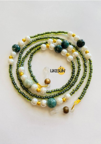 Zümrüt Kolekisyonu Gözlük Askısı Gözlük Ipi Antikayıp Gözlük Zinciri (Çift Dolama Kolye) modelleri