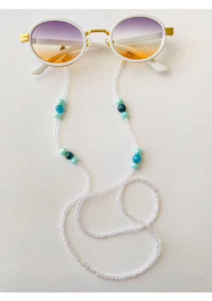 Okyanus Gözlük Askısı Gözlük Ipi Antikayıp Gözlük Zinciri (Çift Dolama Kolye)