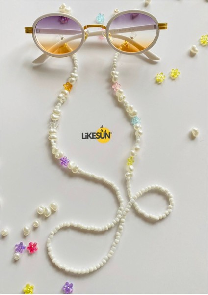 Deniz Koleksiyonu Gözlük Askısı Gözlük Ipi Antikayıp Gözlük Zinciri (Çift Dolama Kolye)