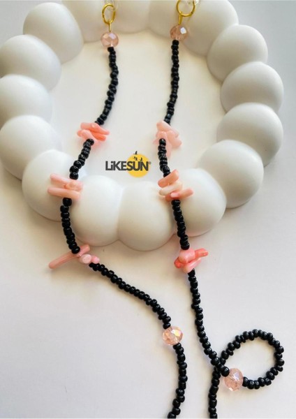 Pink Star Gözlük Askısı Gözlük Ipi Antikayıp Gözlük Zinciri (Çift Dolama Kolye) fiyatları