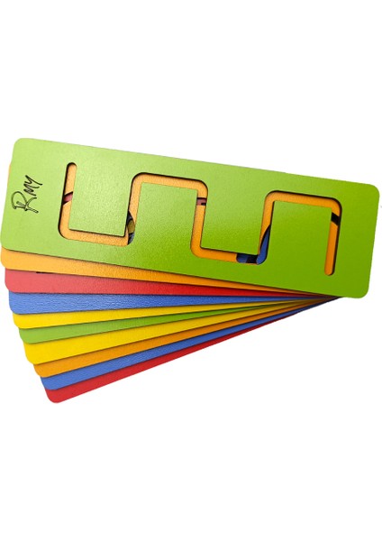 Montessori Ahşap Şekilli Çizim Şablonu